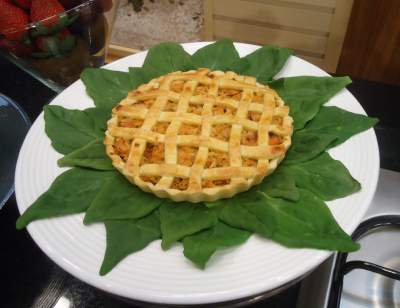 Torta de Frango com Tomate Seco