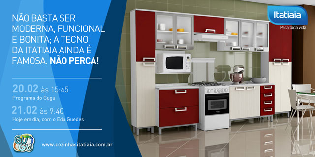 Cozinha Tecno na TV