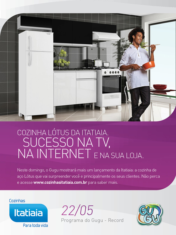 Cozinha Lótus na TV