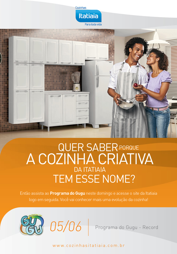 Cozinha Criativa no Programa do Gugu