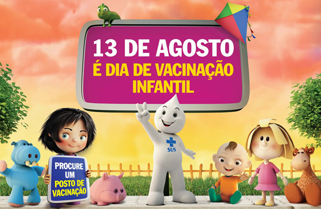 Sábado é dia de vacinar a garotada