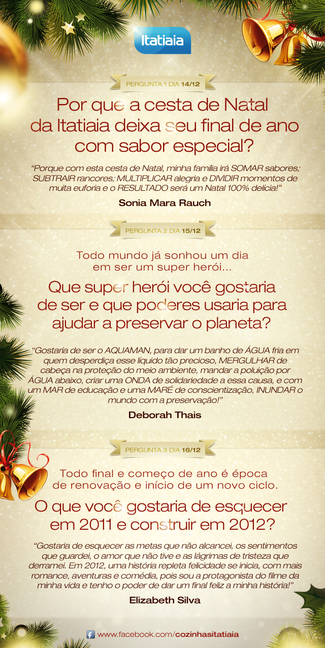 Confira os vencedores da Promoção no Facebook