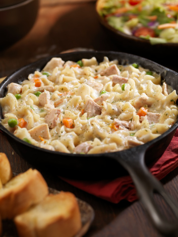 Macarrão com presunto