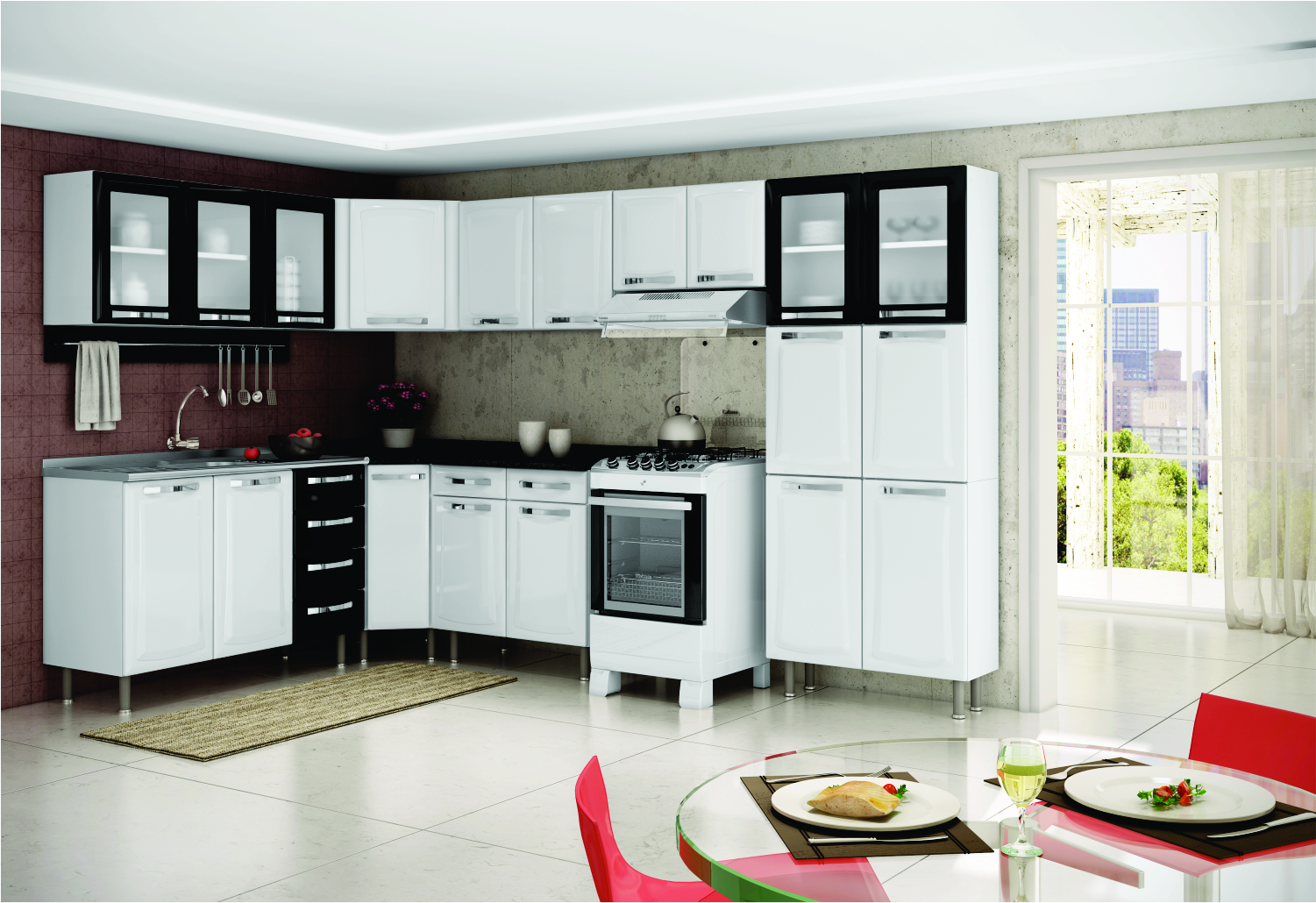 #A23C29 fique agora cozinha itatiaia premium Quotes 1501x1030 px Armario Cozinha Casas Bahia Itatiaia #1815 imagens